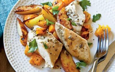 Chicken with Potatoes and Squash