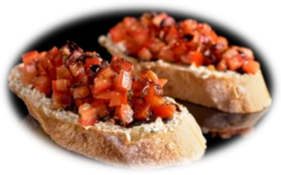 Italian Bread with Bruschetta